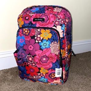 Vera Bradley Laptop Backpack Floral Fiesta